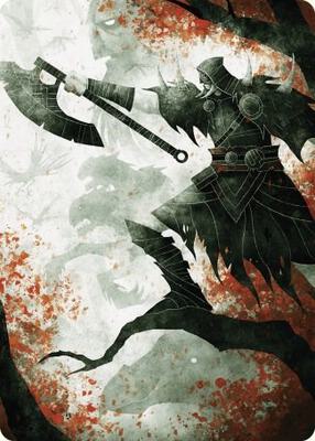 Garruk's Uprising Art Card card from Art Series: Wilds of Eldraine
