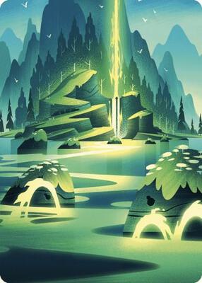 Leyline of Abundance Art Card card from Art Series: Wilds of Eldraine