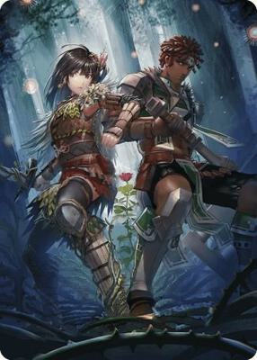 Defense of the Heart Art Card card from Art Series: Wilds of Eldraine