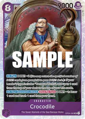Crocodile (060) card from Kingdoms of Intrigue