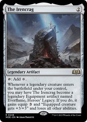 The Irencrag card from Promo Pack: Wilds of Eldraine