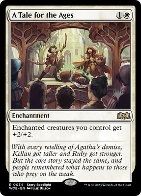 A Tale for the Ages card from Promo Pack: Wilds of Eldraine