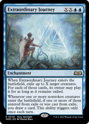 Extraordinary Journey card from Promo Pack: Wilds of Eldraine