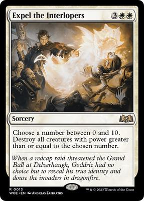Expel the Interlopers card from Promo Pack: Wilds of Eldraine