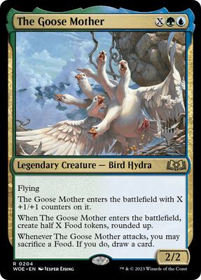 The Goose Mother card from Promo Pack: Wilds of Eldraine