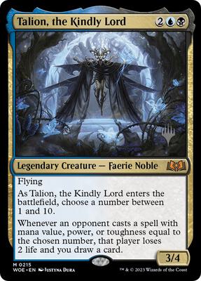 Talion, the Kindly Lord card from Promo Pack: Wilds of Eldraine