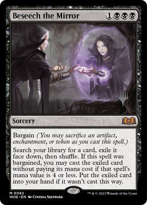 Beseech the Mirror card from Promo Pack: Wilds of Eldraine