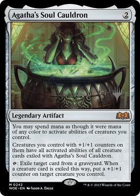 Agatha's Soul Cauldron card from Promo Pack: Wilds of Eldraine