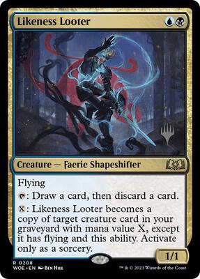 Likeness Looter card from Promo Pack: Wilds of Eldraine