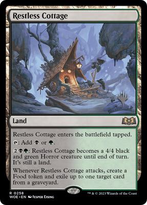 Restless Cottage card from Promo Pack: Wilds of Eldraine