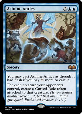 Asinine Antics card from Promo Pack: Wilds of Eldraine