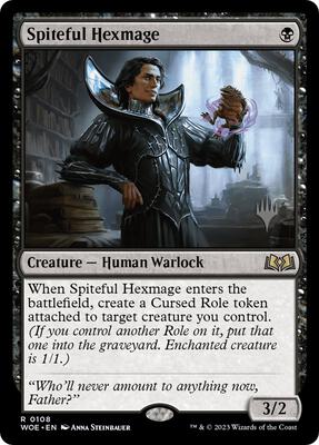 Spiteful Hexmage card from Promo Pack: Wilds of Eldraine