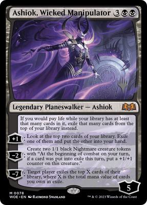 Ashiok, Wicked Manipulator card from Promo Pack: Wilds of Eldraine