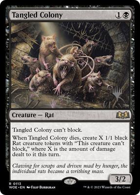 Tangled Colony card from Promo Pack: Wilds of Eldraine