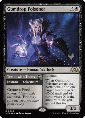 Gumdrop Poisoner card from Promo Pack: Wilds of Eldraine