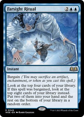 Farsight Ritual card from Promo Pack: Wilds of Eldraine