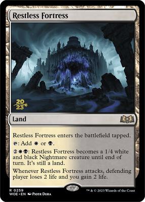 Restless Fortress card from Prerelease Cards