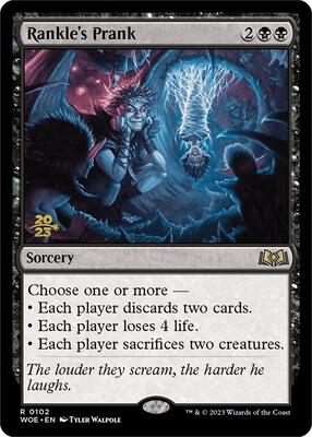 Rankle's Prank card from Prerelease Cards