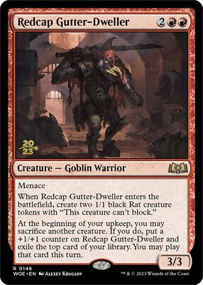 Redcap Gutter-Dweller card from Prerelease Cards