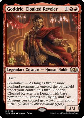 Goddric, Cloaked Reveler card from Prerelease Cards