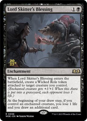 Lord Skitter's Blessing card from Prerelease Cards