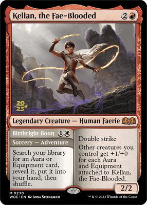 Kellan, the Fae-Blooded card from Prerelease Cards