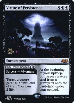 Virtue of Persistence card from Prerelease Cards