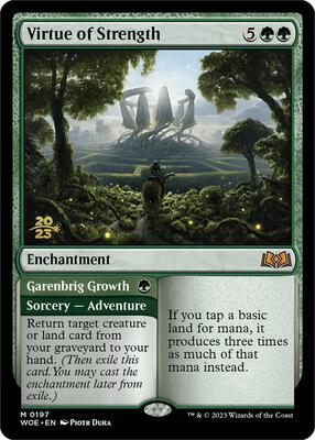 Virtue of Strength card from Prerelease Cards