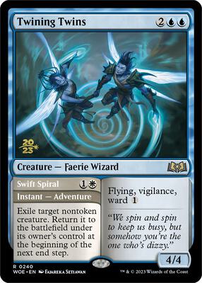 Twining Twins card from Prerelease Cards