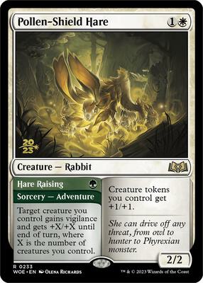 Pollen-Shield Hare card from Prerelease Cards