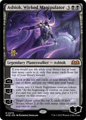 Ashiok, Wicked Manipulator card from Prerelease Cards