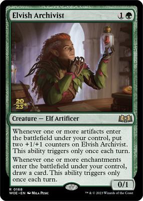 Elvish Archivist card from Prerelease Cards