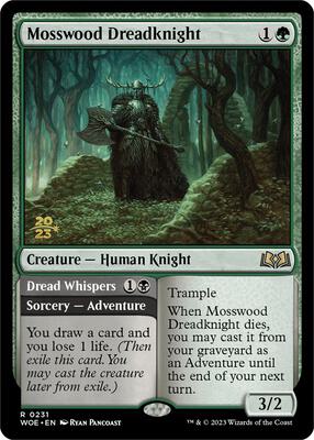 Mosswood Dreadknight card from Prerelease Cards