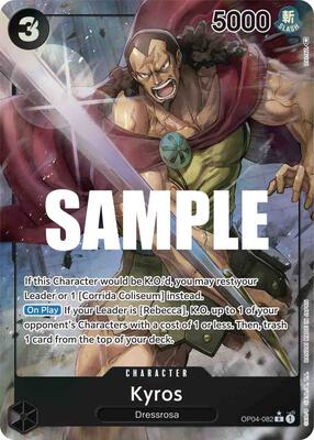 Kyros (Alternate Art) card from Kingdoms of Intrigue