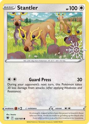 Stantler - 125/189 (Holiday Calendar) card from Miscellaneous Cards & Products