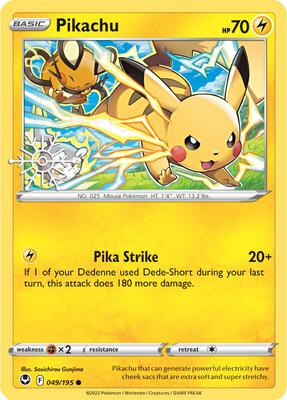 Pikachu - 049/195 (Holiday Calendar) card from Miscellaneous Cards & Products