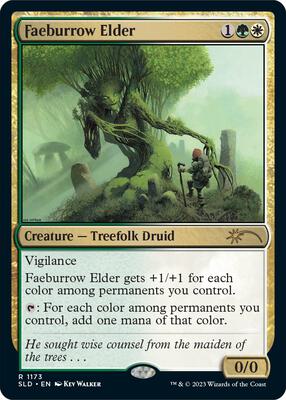 Faeburrow Elder card from Secret Lair Drop Series