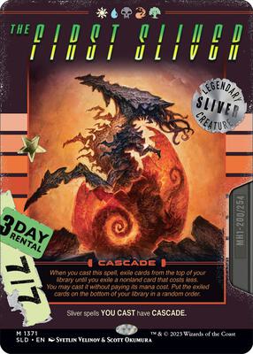The First Sliver card from Secret Lair Drop Series