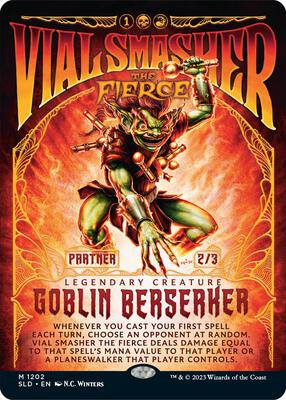 Vial Smasher the Fierce card from Secret Lair Drop Series