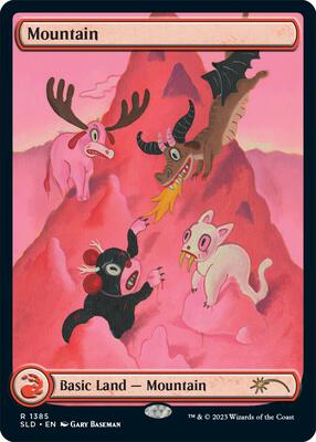 Mountain (1385) card from Secret Lair Drop Series
