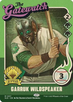 Garruk Wildspeaker (1457) card from Secret Lair Drop Series