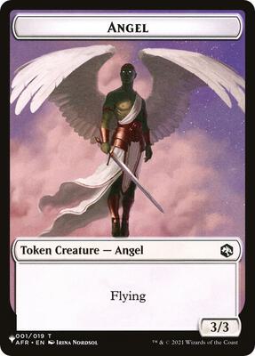Angel // Soldier Double-Sided Token card from The List Reprints