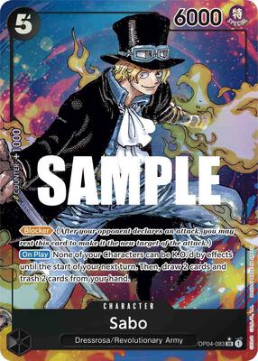 Sabo (Alternate Art) card from Kingdoms of Intrigue