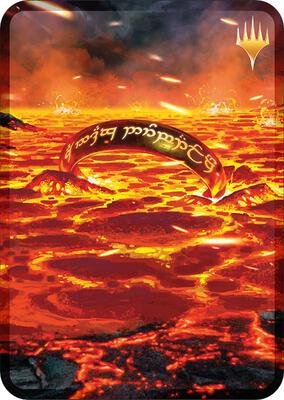 The Lord of the Rings: Tales of Middle-earth Retail Tin - The One Ring card from Universes Beyond: The Lord of the Rings: Tales of Middle-earth