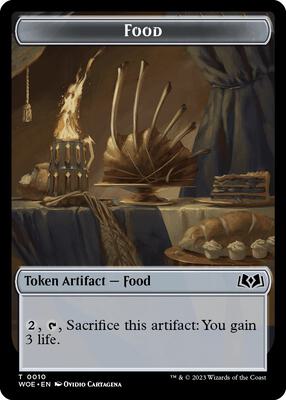 Food Token (0010) card from Wilds of Eldraine