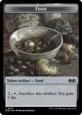 Food Token (0013) card from Wilds of Eldraine