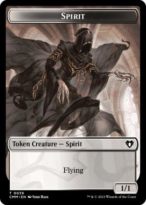 Spirit (0039) // Spider Double-Sided Token card from Commander Masters