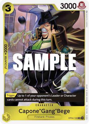 Capone"Gang"Bege card from Kingdoms of Intrigue