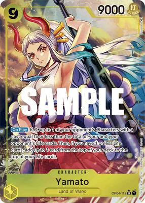 Yamato (Alternate Art) card from Kingdoms of Intrigue