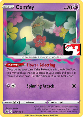 Comfey - 079/196 card from Prize Pack Series Cards